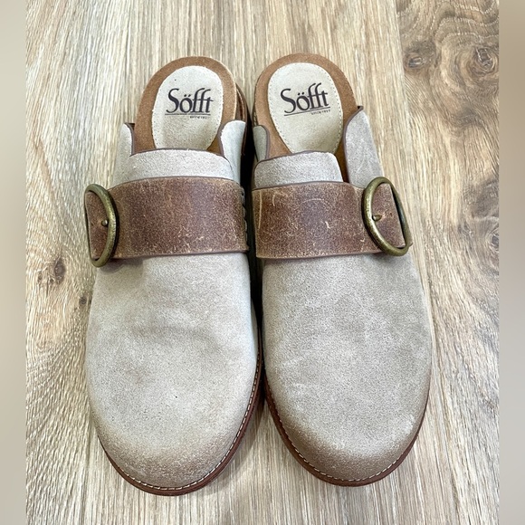 Sofft Billie Clog Cashmere Women’s Size 9.5 Like New - Picture 3 of 7